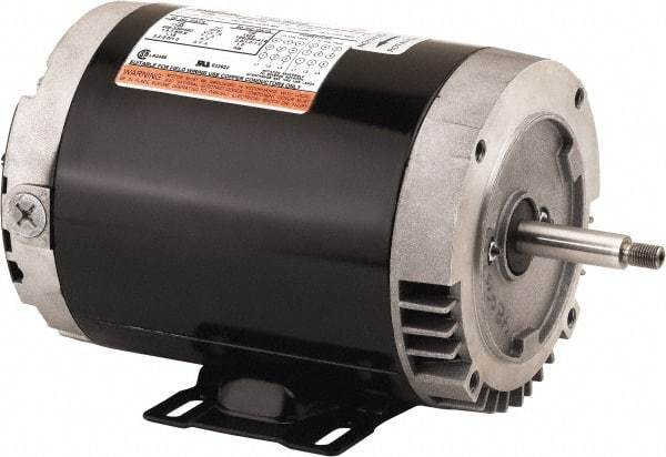 US Motors - 2 hp, ODP Enclosure, No Thermal Protection, 3,510 RPM, 575 Volt, 60 Hz, Three Phase Standard Efficient Motor - Size 56 Frame, Rigid Mount, 1 Speed, Ball Bearings, 2.2 Full Load Amps, F Class Insulation, CCW Lead End - Americas Industrial Supply