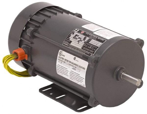 US Motors - 3/4 hp, Auto Thermal Protection, 3,450 RPM, 115/208-230 Volt, Single Phase Motor - Size 56C Frame, C-Face with Base & C-Face without Base Mount, Ball Bearings, 9.8/4.9-4.9 Full Load Amps, B Class Insulation - Americas Industrial Supply