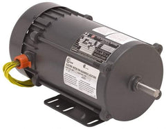 US Motors - 1 hp, TEFC Enclosure, Auto Thermal Protection, 3,450 RPM, 115/230 Volt, 60 Hz, Industrial Electric AC/DC Motor - Size 56 Frame, Rigid Base Mount, 1 Speed, Ball Bearings, 12.0/6.0 Full Load Amps, BR Class Insulation, Reversible - Americas Industrial Supply