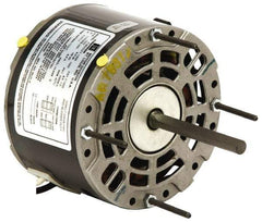 US Motors - 1/2 hp, OAO Enclosure, Auto Thermal Protection, 1,075 RPM, 115 Volt, 60 Hz, Industrial Electric AC/DC Motor - Size 48 Frame, Band/Hub/Stud Mount, 2 Speed, Sleeve Bearings, 8.0 Full Load Amps, A Class Insulation, Reversible - Americas Industrial Supply