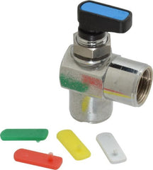 Aignep USA - 3/8" Pipe, Full Port, Brass Standard Ball Valve - Americas Industrial Supply