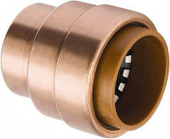B&K Mueller - 3/4" Outside Diam, Metal Push-to-Connect Tube Cap - 200 Max psi, Tube Connection, Rubber O-Ring - Americas Industrial Supply