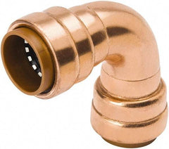 B&K Mueller - 3/4" Tube OD, Metal Push-to-Connect Tube Union Elbow - Tube to Tube Connection, 200 Max psi, Rubber O-Ring - Americas Industrial Supply