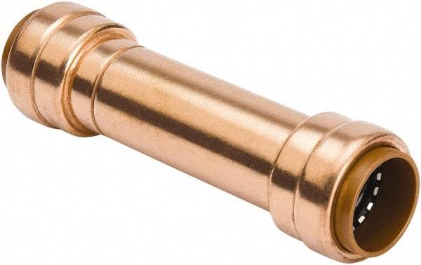 B&K Mueller - 1/2" Tube OD, Metal Push-to-Connect Tube Union - Tube to Tube Connection, 200 Max psi, Rubber O-Ring - Americas Industrial Supply