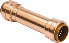 B&K Mueller - 1/2" Tube OD, Metal Push-to-Connect Tube Union - Tube to Tube Connection, 200 Max psi, Rubber O-Ring - Americas Industrial Supply