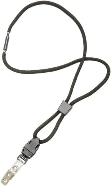 Ability One - Lanyards Material: Polyester Color: Black - Americas Industrial Supply