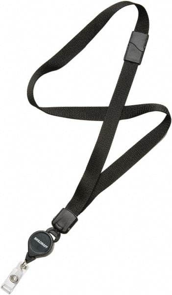 Ability One - Lanyards Material: Nylon Color: Black - Americas Industrial Supply