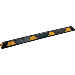 Vestil - 71-3/4" Long x 5-3/4" Wide x 4" High, Car Stop - Yellow & Black - Americas Industrial Supply