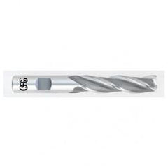 7/8 Dia. x 5-3/4 Overall Length 3-Flute Square End HSS-CO SE End Mill-Round Shank-Center Cutting-Uncoated - Americas Industrial Supply