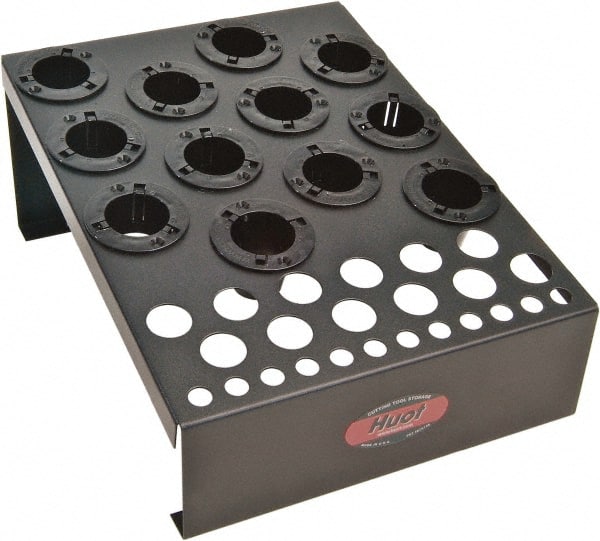Huot - 17 Inches Width x 7 Inches Height x 17 Inches Depth NC/CNC Collet Storage Rack - Americas Industrial Supply
