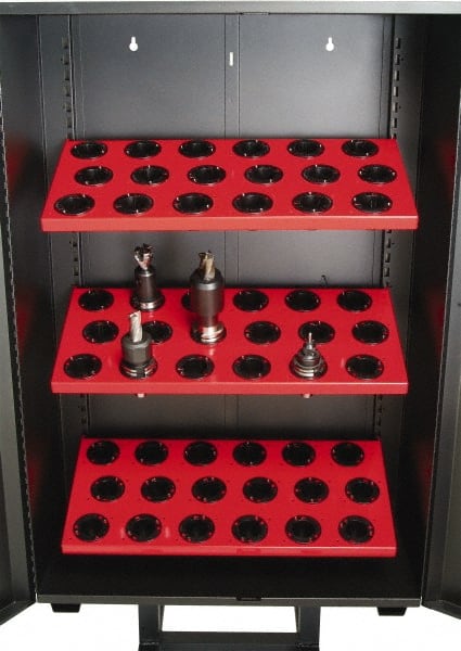 Huot - 30 Hole Tool Crib Storage Cabinet - Americas Industrial Supply