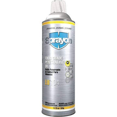 Sprayon - 20 oz Aerosol Spray Lubricant - Clear, -40°F to 475°F, Food Grade - Americas Industrial Supply