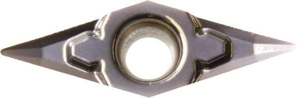 Kyocera - VPGT1.51.50.2 CK Grade PR1225 Carbide Turning Insert - Megacoat Finish, 35° Diamond, 3/16" Inscr Circle, 3/32" Thick, 0.004" Corner Radius - Americas Industrial Supply