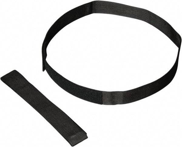 Eagle - 2" Wide x 0.1" Deep x 104" High, Nylon Column Protector Strap - Fits 6 to 12" Columns, Black - Americas Industrial Supply