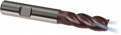 Guhring - 10mm, 22mm LOC, 10mm Shank Diam, 72mm OAL, 4 Flute, Solid Carbide Square End Mill - Single End, Nano-A Finish, Spiral Flute, 36/38° Helix, Centercutting, Right Hand Cut, Right Hand Flute, Series 6701 - Americas Industrial Supply