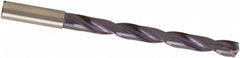 Guhring - 5.5mm, 140° Point, Spiral Flute, Solid Carbide Taper Length Drill Bit - nano-A Finish, 57mm Flute Length, 97mm OAL, Series 5746 - Americas Industrial Supply