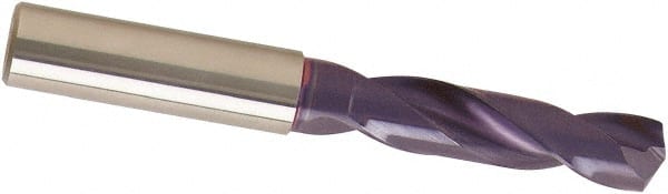 Guhring - 10.9mm 140° Spiral Flute Solid Carbide Screw Machine Drill Bit - Americas Industrial Supply