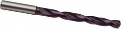 Guhring - 16.9mm 140° Spiral Flute Solid Carbide Taper Length Drill Bit - Americas Industrial Supply