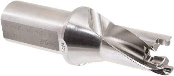 Iscar - 1.024" to 1.059" Diam, 1.5xD, 1.54" Max Depth, 1-1/4" Shank Diam, 5.52" OAL, Replaceable-Tip Drill - FCP, HCP-IQ, ICK, ICK-2M, ICM, ICP, iCP-2M Insert, 53758793 Toolholder, Series SumoCham - Americas Industrial Supply