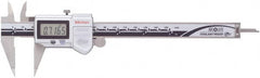 Mitutoyo - 0 to 150mm Range, 0.01mm Resolution, IP67 Electronic Caliper - 0.001" Accuracy, SPC Output - Americas Industrial Supply