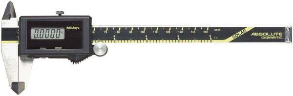 Mitutoyo - 0 to 150mm Range, 0.01mm Resolution, Electronic Caliper - 0.001" Accuracy, SPC Output - Americas Industrial Supply