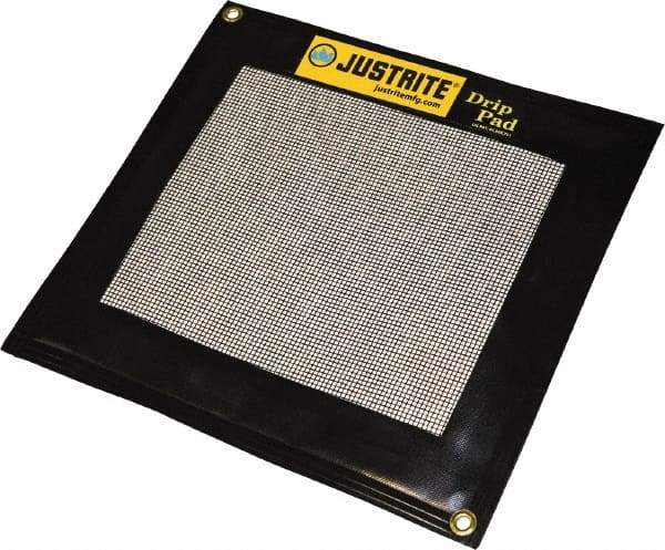Justrite - 1.25 Gal Capacity per Package, Oil Only Pad - 23" Long x 21" Wide, PVC - Americas Industrial Supply