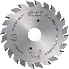 Freud - 120mm Diam, 22mm Arbor Hole Diam, Wet & Dry Cut Saw Blade - Carbide-Tipped, Standard Round Arbor - Americas Industrial Supply