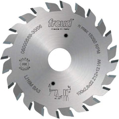 Freud - 120mm Diam, 20mm Arbor Hole Diam, Wet & Dry Cut Saw Blade - Carbide-Tipped, Standard Round Arbor - Americas Industrial Supply