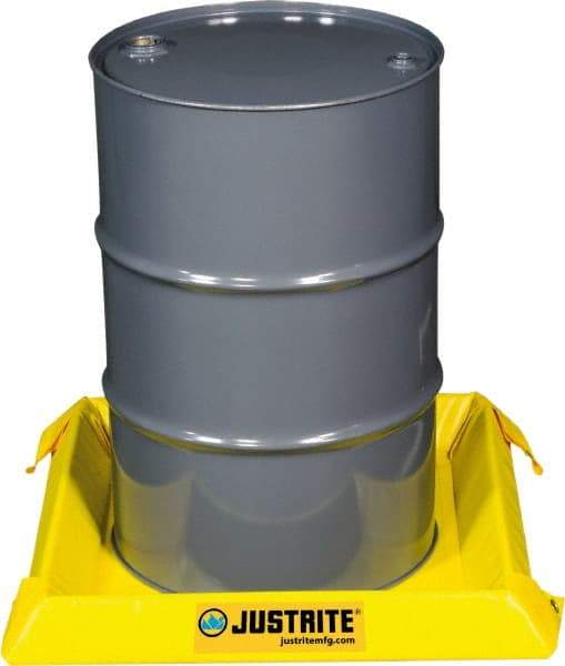 Justrite - 10 Gal Low Wall Berm - 2' Wide x 2" Long - Americas Industrial Supply