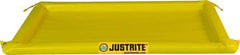 Justrite - 40 Gal Low Wall Berm - 2" High x 4' Wide x 8" Long - Americas Industrial Supply