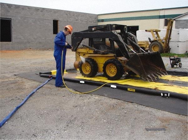 Justrite - 425 Gal Low Wall Berm - 10' Wide x 18" Long - Americas Industrial Supply