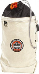 Ergodyne - White Canvas Bolt Bag - 5" Wide x 10" Deep x 13" High - Americas Industrial Supply