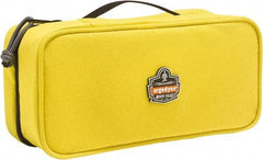 Ergodyne - 1 Pocket Yellow Polyester Tool Bag - 10" Wide x 4-1/2" Deep x 3" High - Americas Industrial Supply