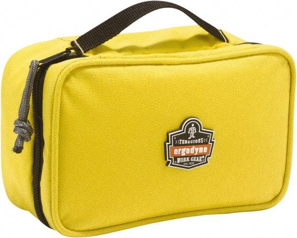 Ergodyne - 1 Pocket Yellow Polyester Tool Bag - 7-1/2" Wide x 4-1/2" Deep x 3" High - Americas Industrial Supply