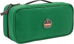 Ergodyne - 1 Pocket Green Polyester Tool Bag - 10" Wide x 4-1/2" Deep x 3" High - Americas Industrial Supply