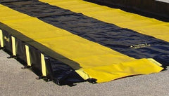 Justrite - 6' Long x 3' Wide, Spill Containment Berm Track Mat - Compatible with Berm - Americas Industrial Supply