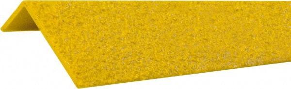 Rust-Oleum - Yellow Solid Color Anti-Slip Vinyl Strip - 2-1/4" Wide x 4' Long x 1" Thick, General Traffic - Americas Industrial Supply