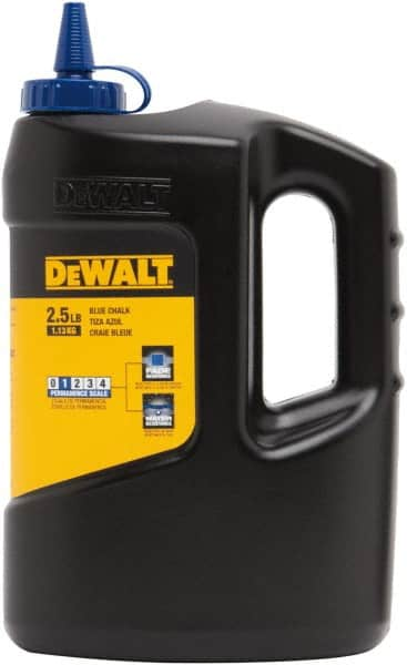 DeWALT - 25 Lb Container Chalk Refill - Blue - Americas Industrial Supply