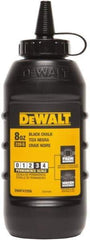 DeWALT - 8 oz Container Chalk Refill - Black - Americas Industrial Supply