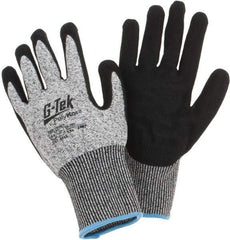 PIP - Size 2XL, ANSI Cut Lvl A4, Cut Resistant Gloves - Palm & Fingers Coated, Salt & Pepper - Americas Industrial Supply