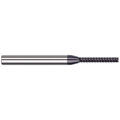 Harvey Tool - Square End Mills; Mill Diameter (Decimal Inch): 0.0800 ; Length of Cut (Decimal Inch): 0.6500 ; Material: Solid Carbide ; Finish/Coating: AlTiN Nano ; Shank Diameter (Inch): 1/8 ; Single or Double End: Single
