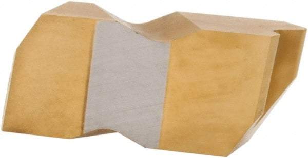 Hertel - IDC3115 Grade HC120, Internal/External NPT Threading Insert - 11-1/2 TPI Ext Pitch, 11-1/2 TPI Int Pitch, Left Hand Insert, TiN Finish, Carbide - Americas Industrial Supply