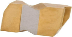 Hertel - IDC3115 Grade HC120, Internal/External NPT Threading Insert - 11-1/2 TPI Ext Pitch, 11-1/2 TPI Int Pitch, Left Hand Insert, TiN Finish, Carbide - Americas Industrial Supply
