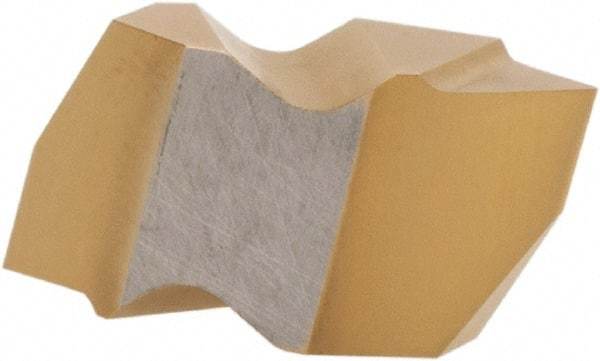 Hertel - ITP2 Grade HC120, Internal/External Partial Profile 60° Threading Insert - 0.7 to 30mm & 8 to 36 TPI Ext Pitch, 1.25 to 3.5mm & 7 to 20 TPI Int Pitch, Left Hand Insert, TiN Finish, Carbide - Americas Industrial Supply