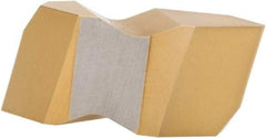 Hertel - IT3 Grade HC120, Internal/External 60° V Threading Insert - 2.5 to 40mm & 6 to 11 TPI Ext Pitch, 40mm & 6 TPI Int Pitch, Right Hand Insert, TiN Finish, Carbide - Americas Industrial Supply