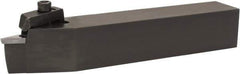 Hertel - VPGR.33., 0° Lead Angle IVVC External Neutral Indexable Profiling Toolholder - 1" Shank Height x 1" Shank Width, 6" Long, Steel - Americas Industrial Supply