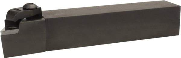 Hertel - DPGR 432, -5° Lead Angle IDLP External Right Hand Indexable Profiling Toolholder - 1" Shank Height x 1" Shank Width, 5" Long, Steel - Americas Industrial Supply
