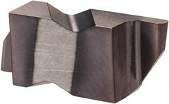 Hertel - 3031IRD Grade HC215, 1.57mm Cutting Width Carbide Grooving Insert - 1/8" Max Depth of Cut, Right Hand, 0.031" Corner Radius, TiAlN Finish - Americas Industrial Supply
