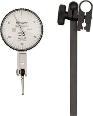 Mitutoyo - 0.03" Range, 0-15-0 Dial Reading, 0.0005" Graduation Dial Drop Indicator - 40mm Dial, 1/2" Range per Revolution, Includes NIST Traceability Certification - Americas Industrial Supply