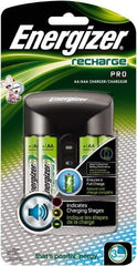Energizer - 100 to 240 Volt Recharge Pro Charger - NiMH Compatible - Americas Industrial Supply